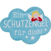 Stabiler Motiv-Magnet Schutzengel mit Baumwoll-Finish...