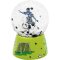 Traumkugel Motiv "Fußball":  Schneekugel aus Glas und Polyresin