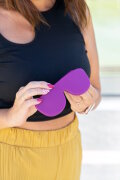 LUPS Brillen- & Sonnenbrillenetui Aubergine – Ultraleicht aus recyceltem Silikon