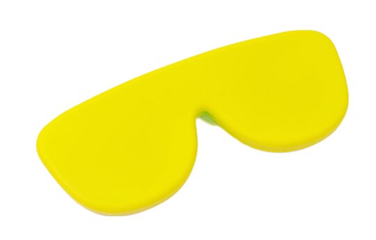 LUPS Brillen- & Sonnenbrillenetui Gelb – Ultraleicht aus recyceltem Silikon