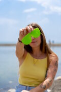LUPS Brillen- & Sonnenbrillenetui Pistazie – Ultraleicht aus recyceltem Silikon