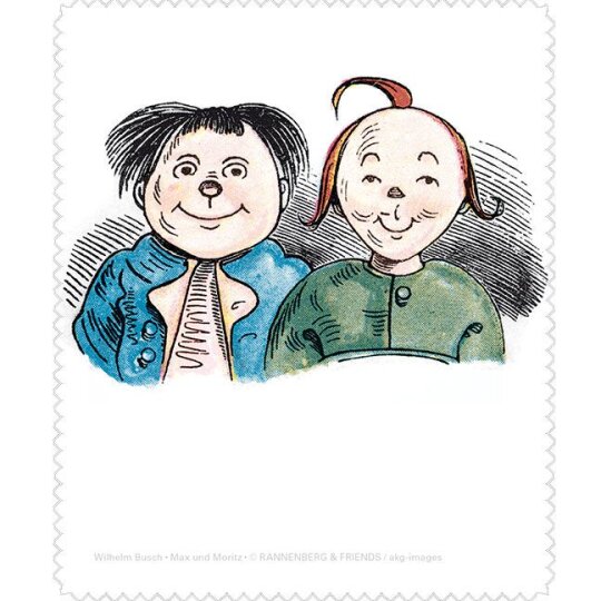 Rannenberg & Friends Mikrofaser Brillentuch rPET Max und Moritz