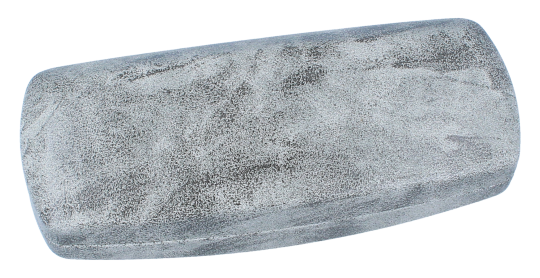 Hartschalen-Brillenetui Jura Untamed Grau mit edlem Kunstleder-Finish