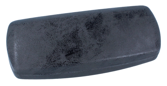 Hartschalen-Brillenetui Jura Untamed Schwarz mit edlem Kunstleder-Finish
