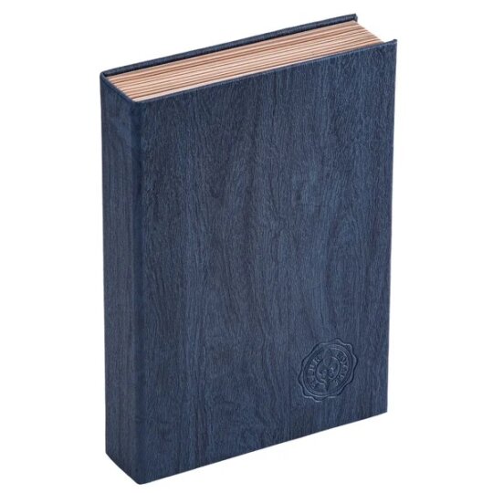 Mehrbrillenetui "Forest" - Brillenbuch für 4 Brillen aus Kunstleder in Dunkelblau