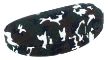Edles Hartschalen-Brillenetui im Camouflage-Design...