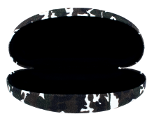 Edles Hartschalen-Brillenetui im Camouflage-Design...
