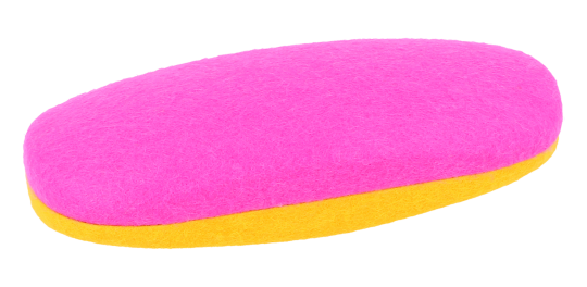 Brillenetui rPET Filz – Hartschalenetui in Pink, robust & nachhaltig, mit Metallscharnier