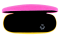 Brillenetui rPET Filz – Hartschalenetui in Pink, robust & nachhaltig, mit Metallscharnier