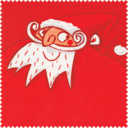 Microfasertuch mit Motiv "Weihnachtsmann"