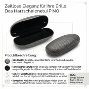 Elegantes Etui PINO mit Metallscharnier