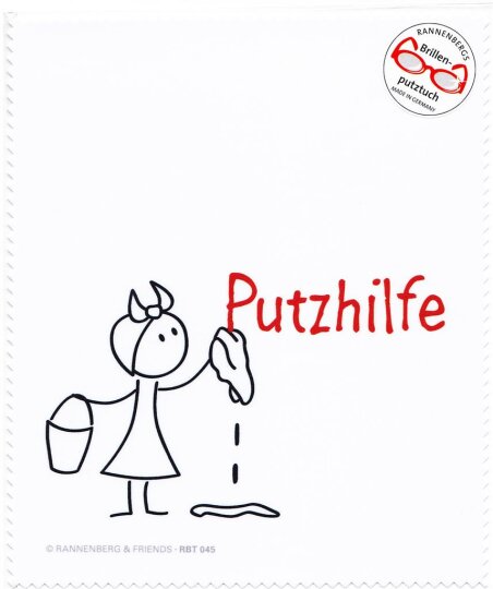 Brillenputztuch von Rannenberg & Friends "Putzhilfe"