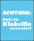 Brillenputztuch von Rannenberg & Friends "Achtung: Nicht für Klobrille verwenden!"