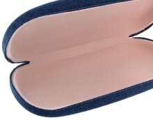 Etui "JEANS"  - Hartschalenetui mit Jeansbezug...