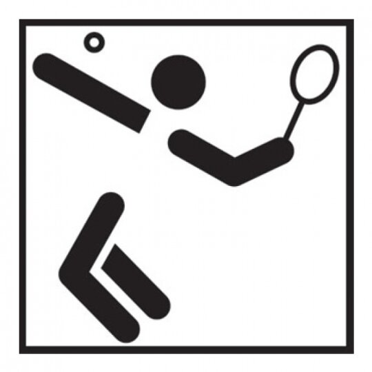 Motiv-Microfasertuch   "Action - Tennis"