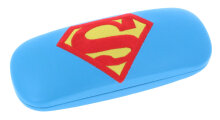 Brillenetui mit Stickerei "Superman" mit Metallscharnier