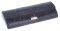 edles Etui mit Druckknopf in braun-schwarz - echtes Leder