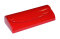 Brillenetui APOLLO - glänzende Carbon-Optik rot