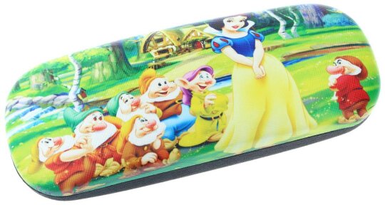 Brillenetui für Kinder mit Metallscharnier - SCHNEEWITTCHEN