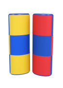 Zauberetui | Logic | Change Brillenetui  - Medium lang - blau - gelb/rot