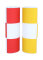 Zauberetui | Logic | Change Brillenetui weiß - Medium lang - bicolor rot/gelb