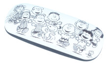 Hartschalen - Brillenetui mit Metallscharnier - SNOOPY...