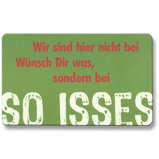 Robustes Frühstücksbrettchen Rannenberg & Friends Wir sind hier nicht bei..