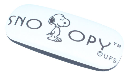 Hartschalen - Brillenetui für Kinder mit Metallscharnier - SNOOPY - PEANUTS