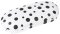 Hübsches Hartschalenetui "Polka-Dots" mit Metallscharnier in Weiß