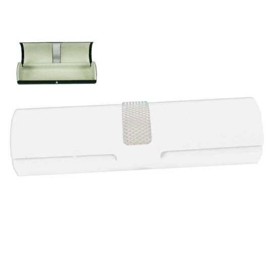 schmales Hartschalen-Brillenetui DELTA - Weiß