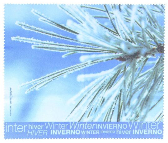 Mikrofasertuch 4-Jahreszeiten - Winter Motiv FROST