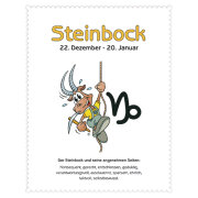 Astrolux - Microfasertuch Sternzeichen - STEINBOCK