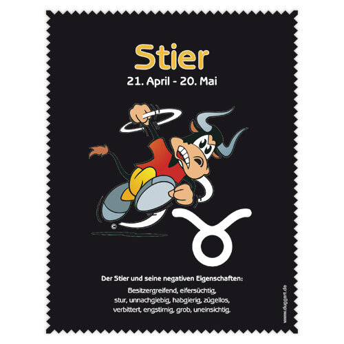 Astrolux - Microfasertuch Sternzeichen - STIER
