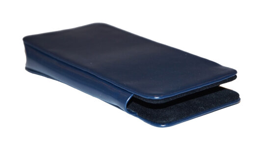 Stecketui mit Schreiberfach - blau