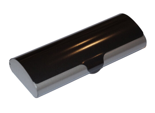 Aluminium Brillenetui SUSI schwarz-grau