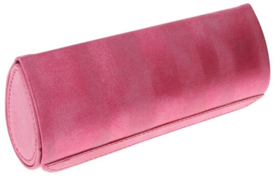 Edles Hartschalenetui MONI in Rot mit Metallkorpus in Tropfenform