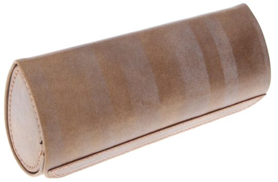 Edles Hartschalenetui MONI in Gold mit Metallkorpus in Tropfenform