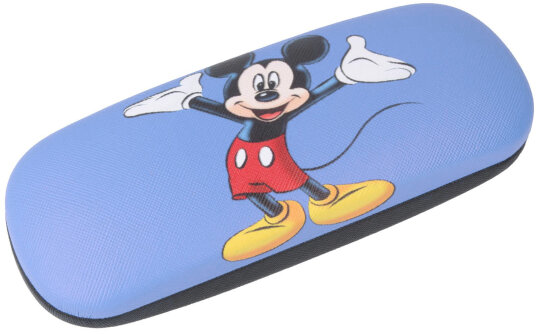 Süßes Brillenetui für Kinder | MICKEY MOUSE in Blau/Schwarz