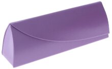 schönes Brillenetui DREIECK  in lila mit...