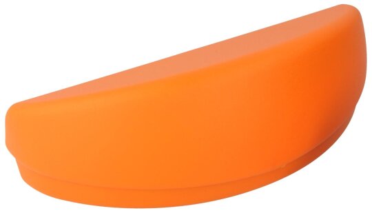 Kunststoff Brillenetui SLOPI für Sonnenbrillen, Sportbrillen oder Brillen mit starker Wölbung in orange