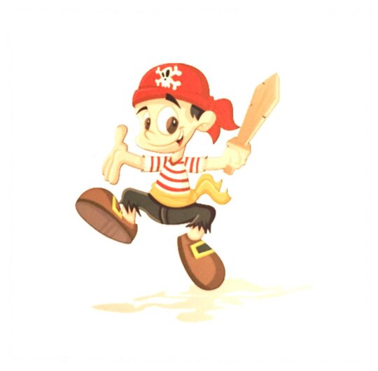 Microfasertuch zur Brillenreinigung - Motiv Pirat