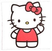 Microfasertuch zur Brillenreinigung - Motiv Hello Kitty...