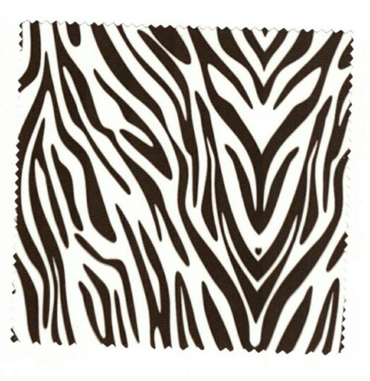 Microfasertuch zum Brille reinigen - Motiv Zebra