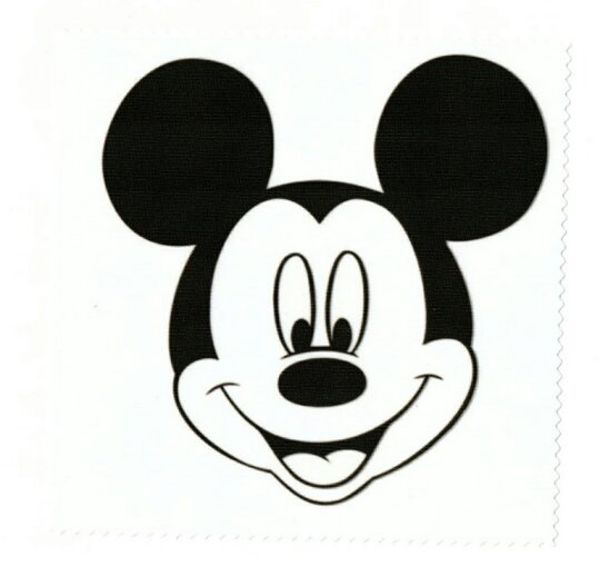 Microfasertuch zum Brille reinigen - Motiv MICKEY MOUSE