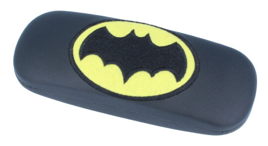 niedliches Brillenetui für Kinder "BATMAN" mit Metallscharnier in  schwarz