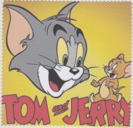 Microfasertuch zum Brille reinigen - Motiv  Tom+Jerry