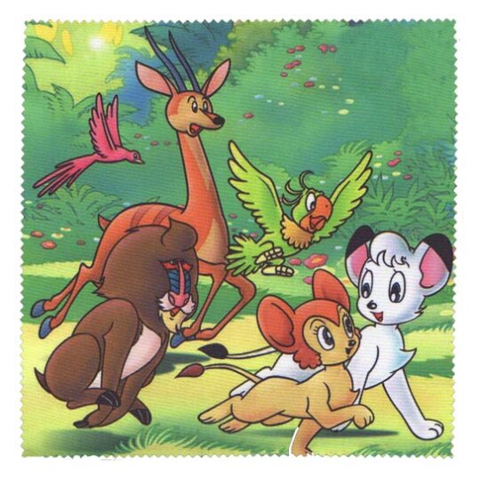 Microfasertuch zum Brille reinigen - Motiv Kimba