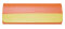 ovales Etui MAYA mit Magnetverschluss in orange