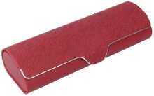 Brillenetui FLORINA mit Magnetverschluss - groß - Rot