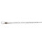 Aluminium Rollokette Brillenkette Silber mit Gummischlaufen